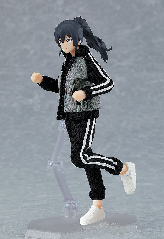 Figma Female Body (Makoto) with Tracksuit + Tracksuit Skirt Outfit