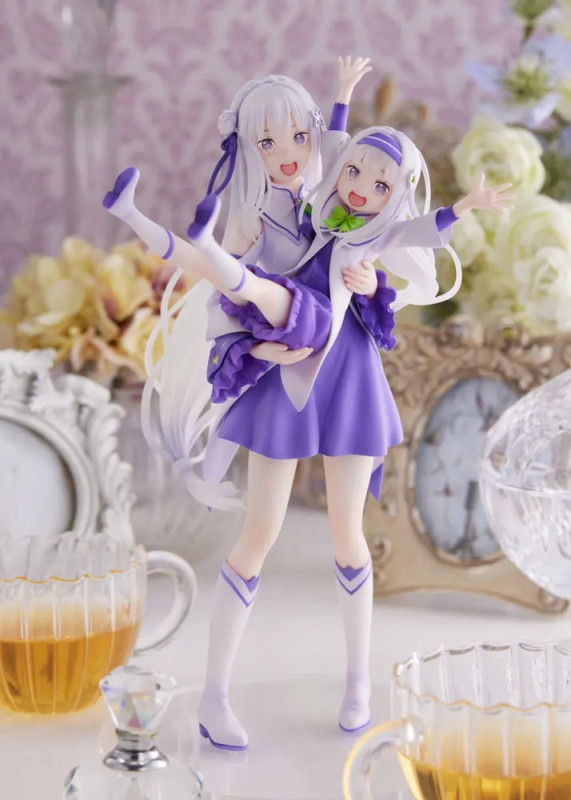 1/7 Re:Zero Starting Life in Another World S-Fire Emilia & Childhood Emilia