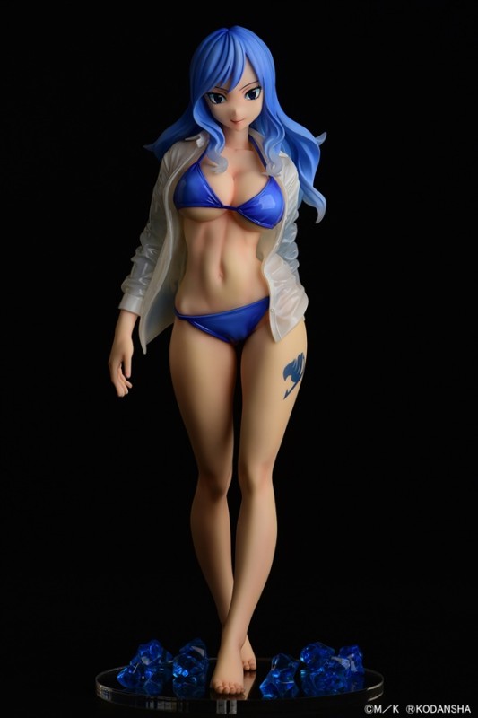 Fairy Tail - Juvia Lockser - Gravure_Style, Sheer Wet Shirt SP - 1/6