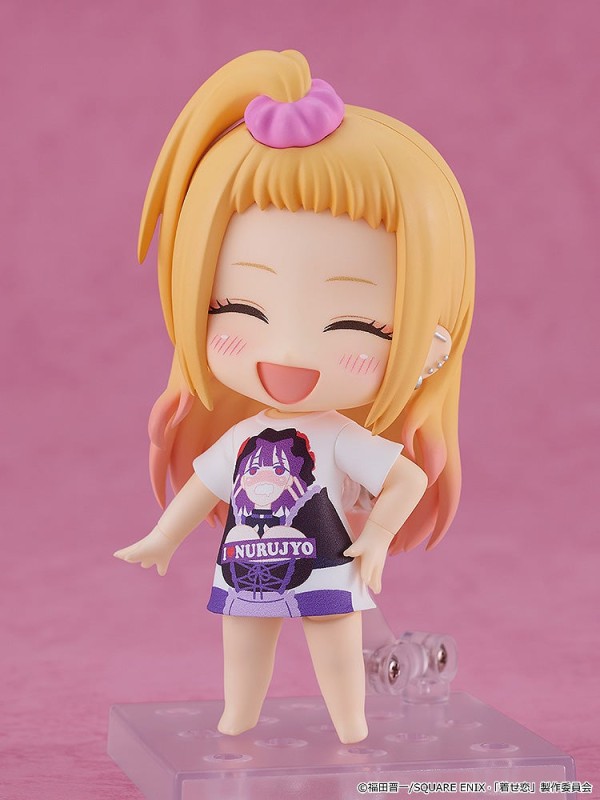 Sono Bisque Doll wa Koi o Suru - Kitagawa Marin - Nendoroid (#2556) - Slippery Girls Full Graphic T-Shirt Ver.