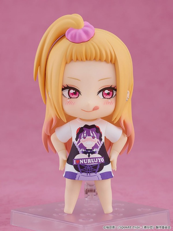 Sono Bisque Doll wa Koi o Suru - Kitagawa Marin - Nendoroid (#2556) - Slippery Girls Full Graphic T-Shirt Ver.