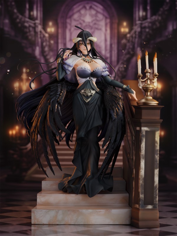 Overlord IV - Albedo - Shibuya Scramble Figure - Shikkoku no Dress Ver. - 1/7