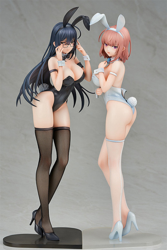 Ikomochi Illustrator Black Bunny Aoi & White Bunny Natsume 1/6 (2 Figure Set)