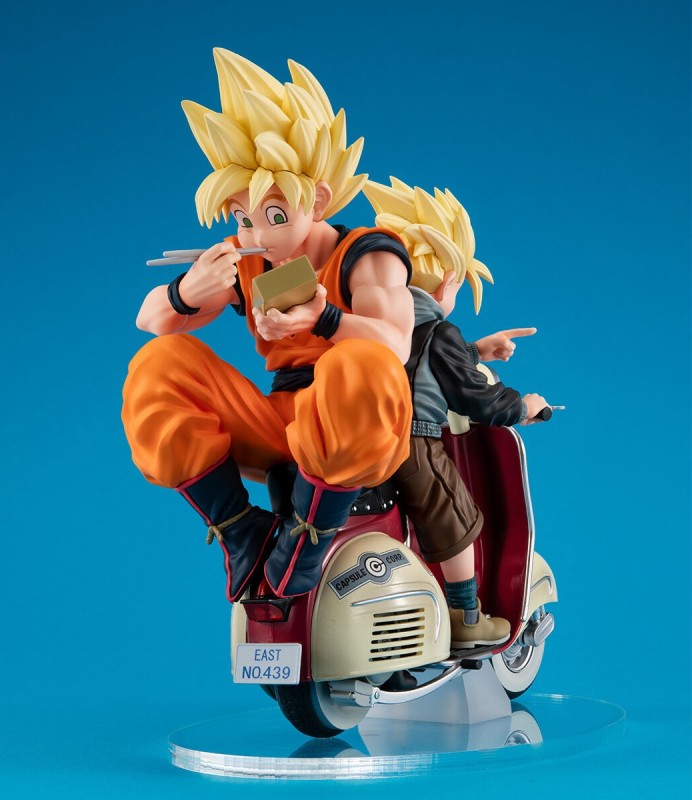 Dragon Ball Z - Son Gohan SSJ - Son Goku SSJ - Desktop Real McCoy EX - & Bike