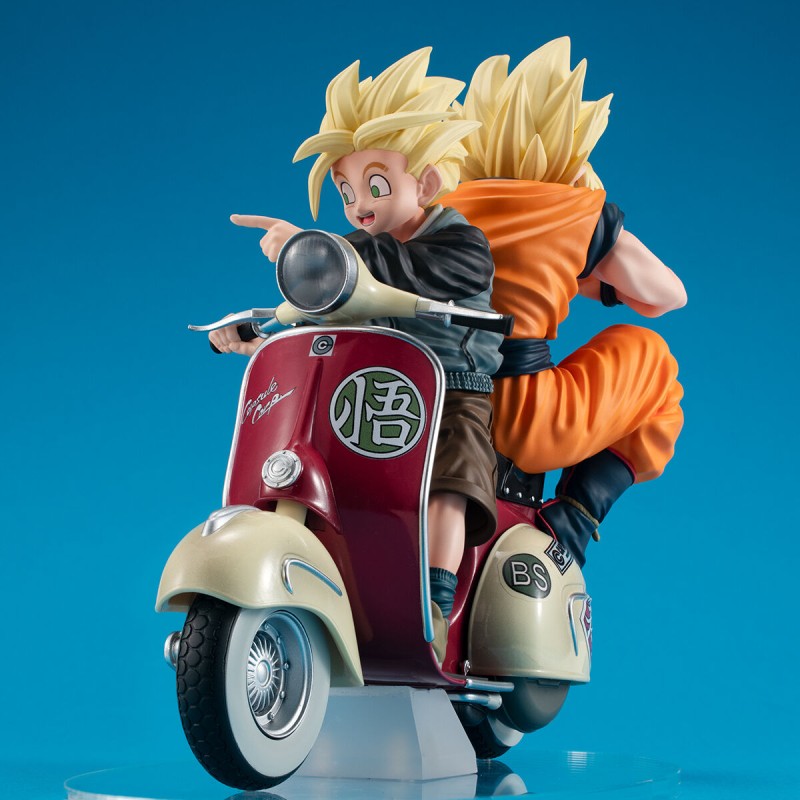 Dragon Ball Z - Son Gohan SSJ - Son Goku SSJ - Desktop Real McCoy EX - & Bike