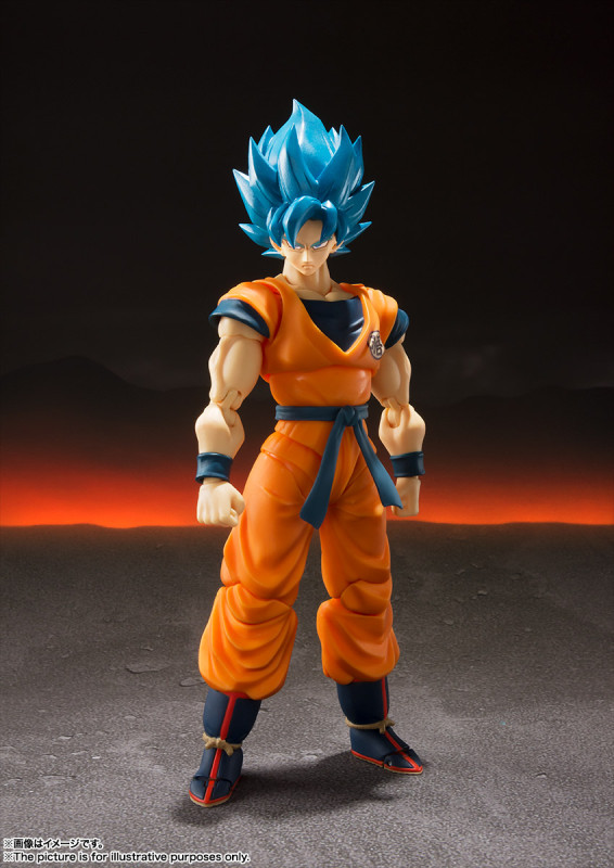 Dragon Ball Super Broly Son Goku SSGSS S.H.Figuarts Super