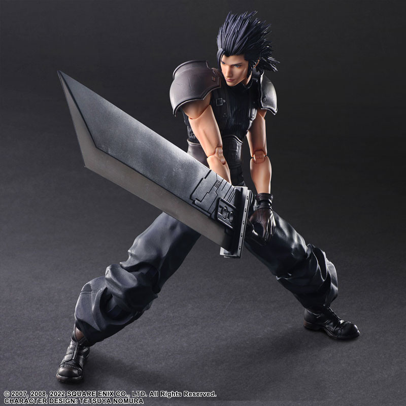 CRISIS CORE -FINAL FANTASY VII- REUNION PLAY ARTS Kai ZACK FAIR Soldier Class 1st