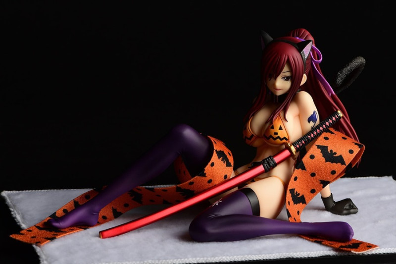 Fairy Tail - Erza Scarlet - Halloween Cat Gravure_Style - 1/6