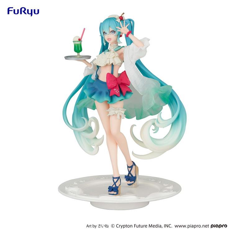 Piapro Characters Vocaloid Hatsune Miku Exc∞d Creative Sweet Sweets Melon Soda Float