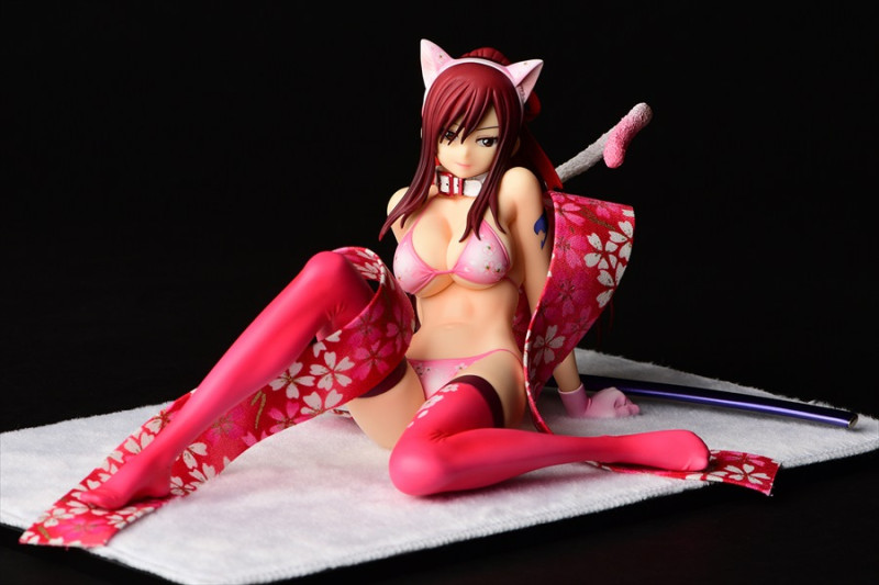 Fairy Tail - Erza Scarlet - Cherry Blossom Cat Gravure_Style, Sakuraneko Gravure_Style - 1/6