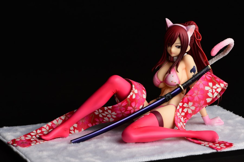 Fairy Tail - Erza Scarlet - Cherry Blossom Cat Gravure_Style, Sakuraneko Gravure_Style - 1/6