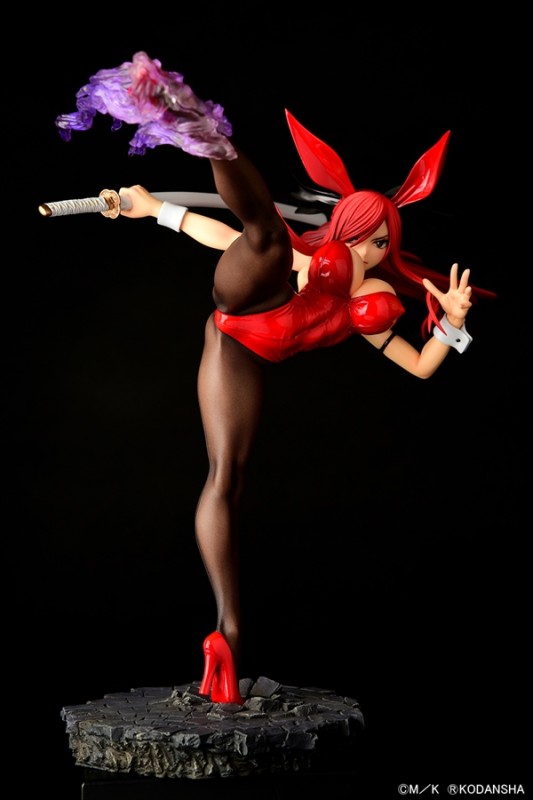 Fairy Tail - Erza Scarlet - High Kick Ver., Crimson Bunny - 1/6