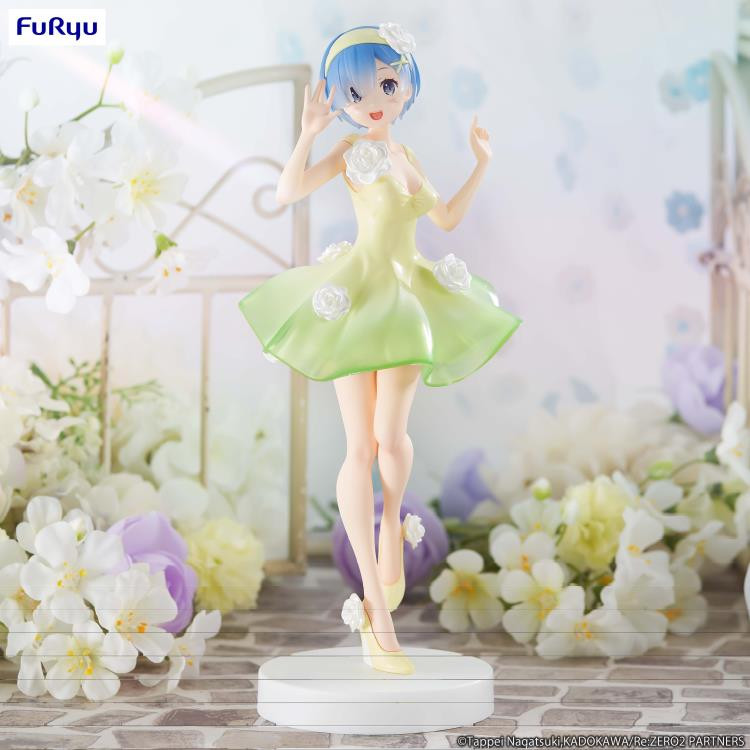 Re:Zero kara Hajimeru Isekai Seikatsu - Rem - Trio-Try-iT - Flower Dress (FuRyu)