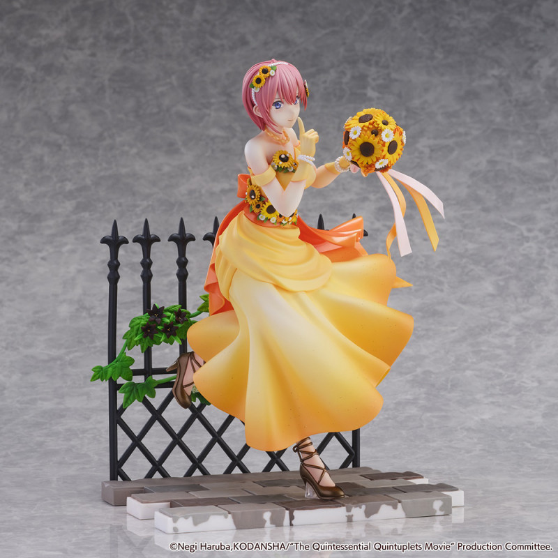 1/7 Eiga Gotoubun no Hanayome - Nakano Ichika - Shibuya Scramble Figure - Floral Dress Ver.